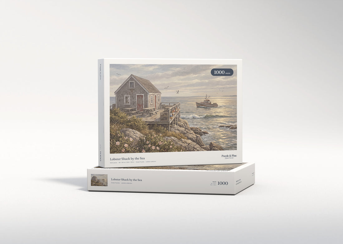 Lobster Shack by the Sea jigsaw puzzle - gift box