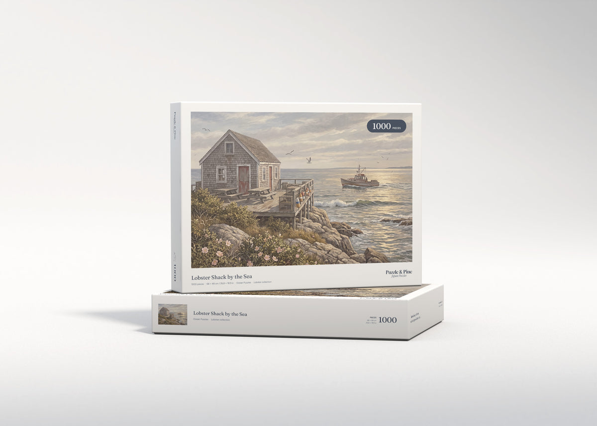 Lobster Shack by the Sea jigsaw puzzle - gift box