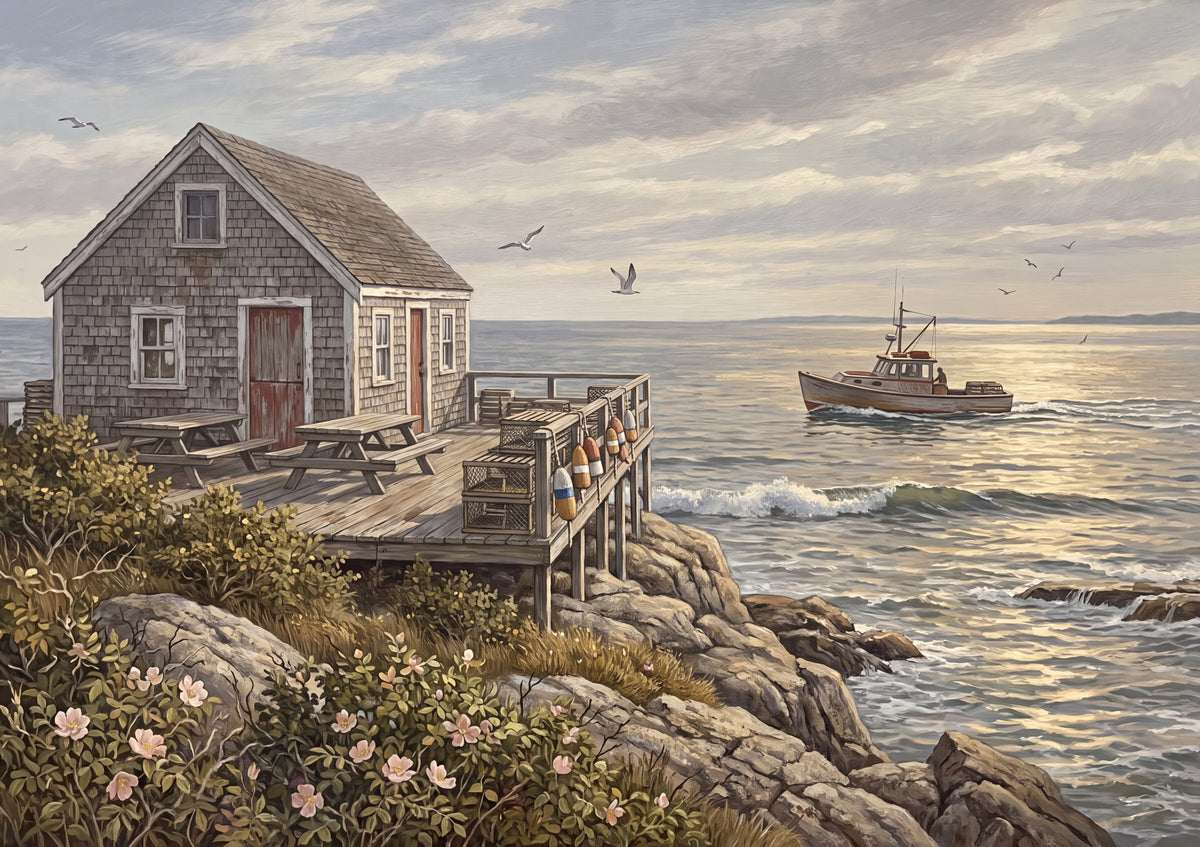Lobster Shack by the Sea jigsaw puzzle