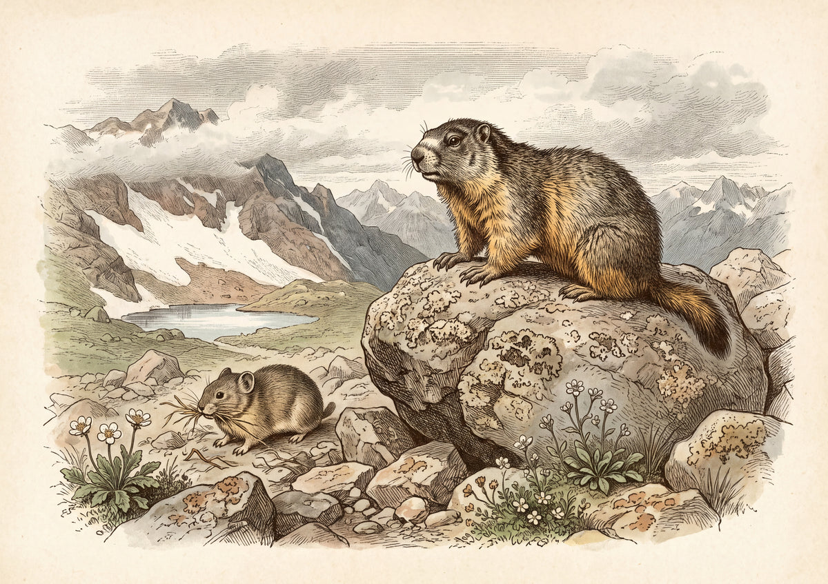 Marmot on the Mountain Rocks jigsaw puzzle