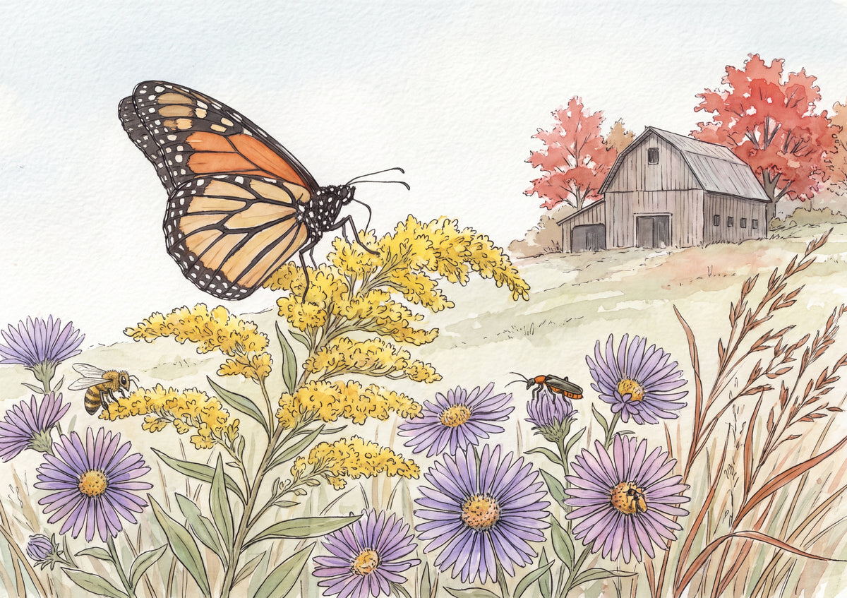 Monarch Butterfly on the Goldenrod jigsaw puzzle