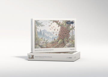 Monarch Clusters at the Mexican Sanctuary jigsaw puzzle - gift box