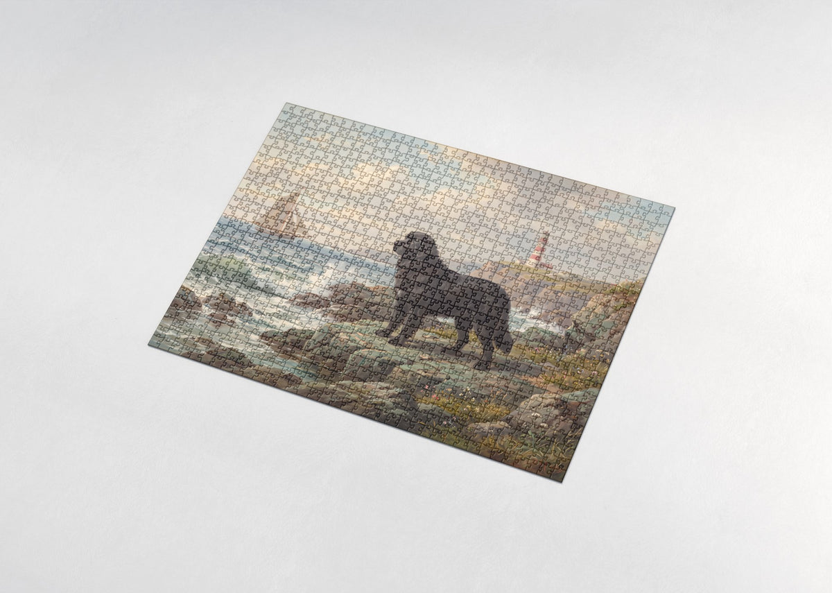 Newfoundland by the Lighthouse Coast jigsaw puzzle - assembled puzzle