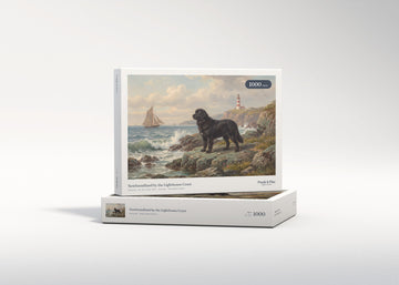 Newfoundland by the Lighthouse Coast jigsaw puzzle - gift box