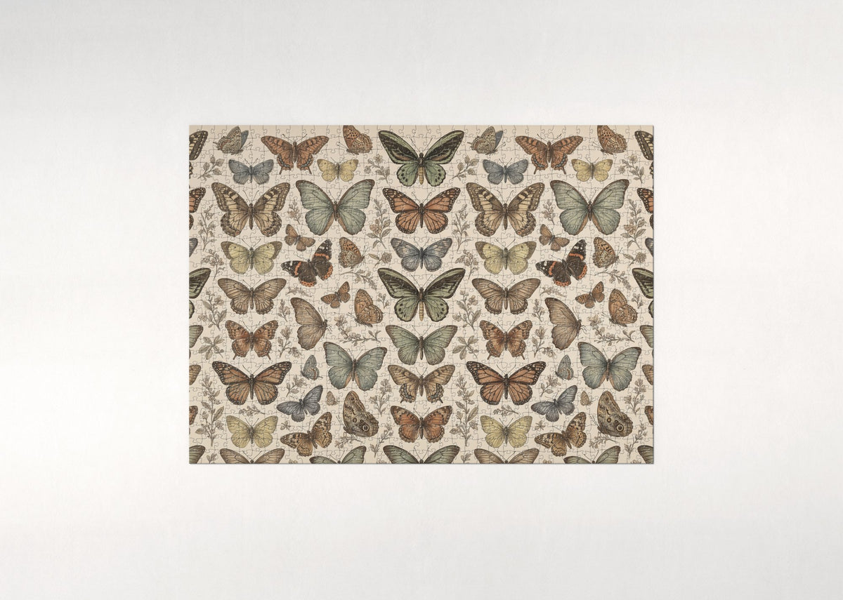 Ninety Nine Butterflies Collage jigsaw puzzle - flat puzzle