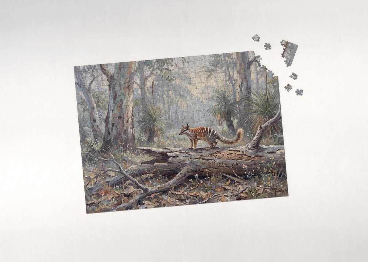 Numbat in the Woodland jigsaw puzzle - puzzle with loose pieces