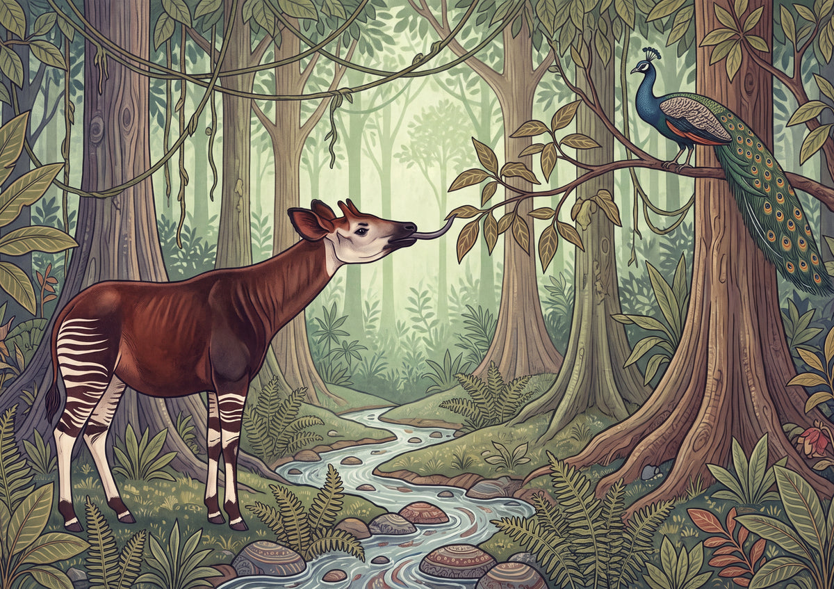 Okapi in the Congo Forest jigsaw puzzle