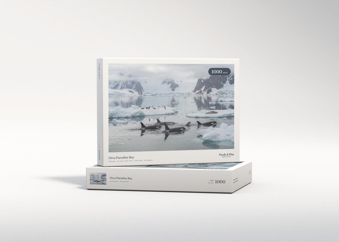 Orca Paradise Bay jigsaw puzzle - gift box