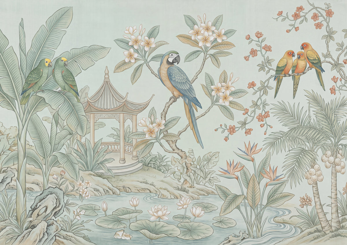 Parrots of the Tropical Garden jigsaw puzzle