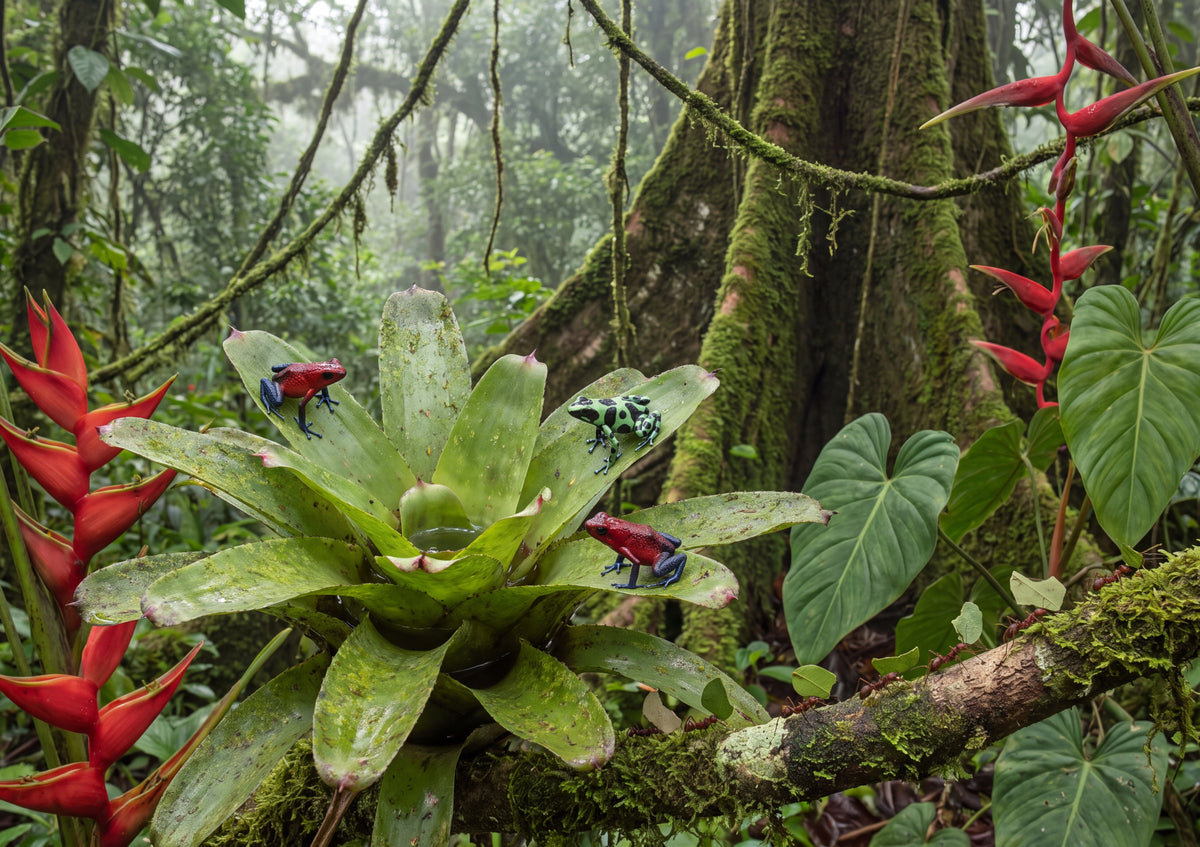 Poison Dart Frogs of the Rainforest jigsaw puzzle
