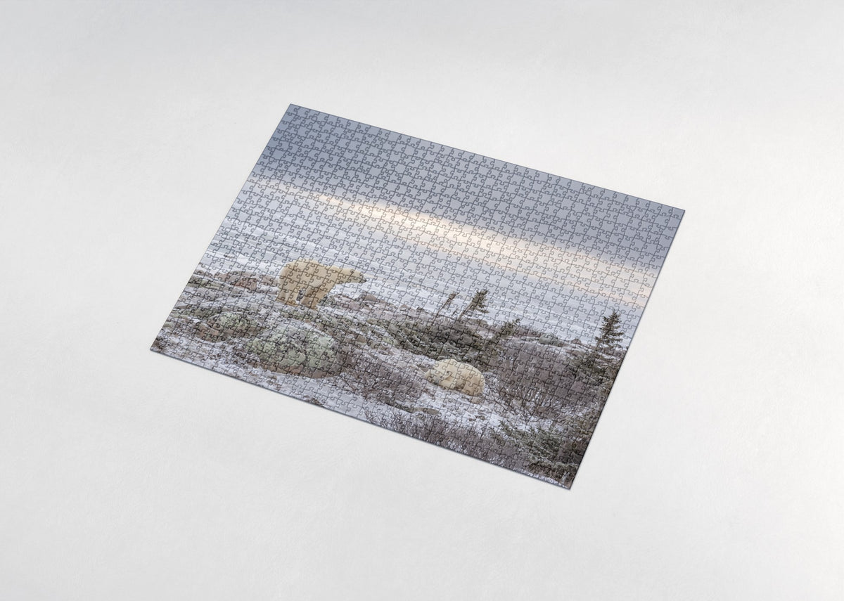 Polar Bears of Churchill at the Tundra Edge jigsaw puzzle - assembled puzzle