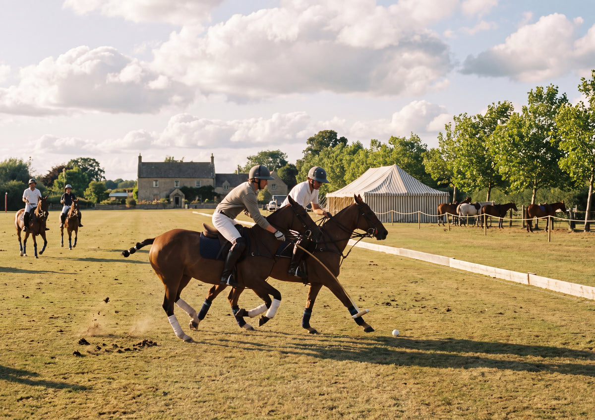 Polo Match on the Summer Field jigsaw puzzle