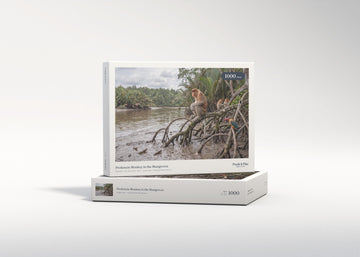Proboscis Monkey in the Mangroves jigsaw puzzle - gift box