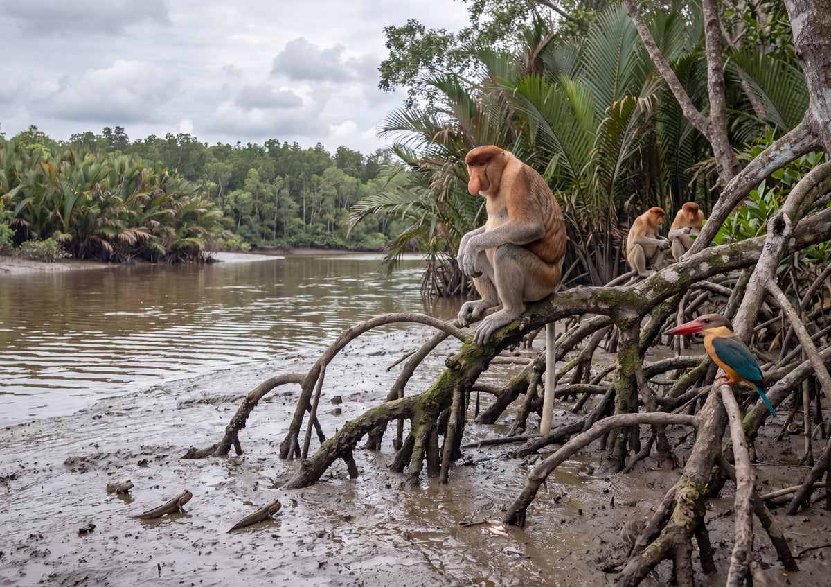 Proboscis Monkey in the Mangroves jigsaw puzzle