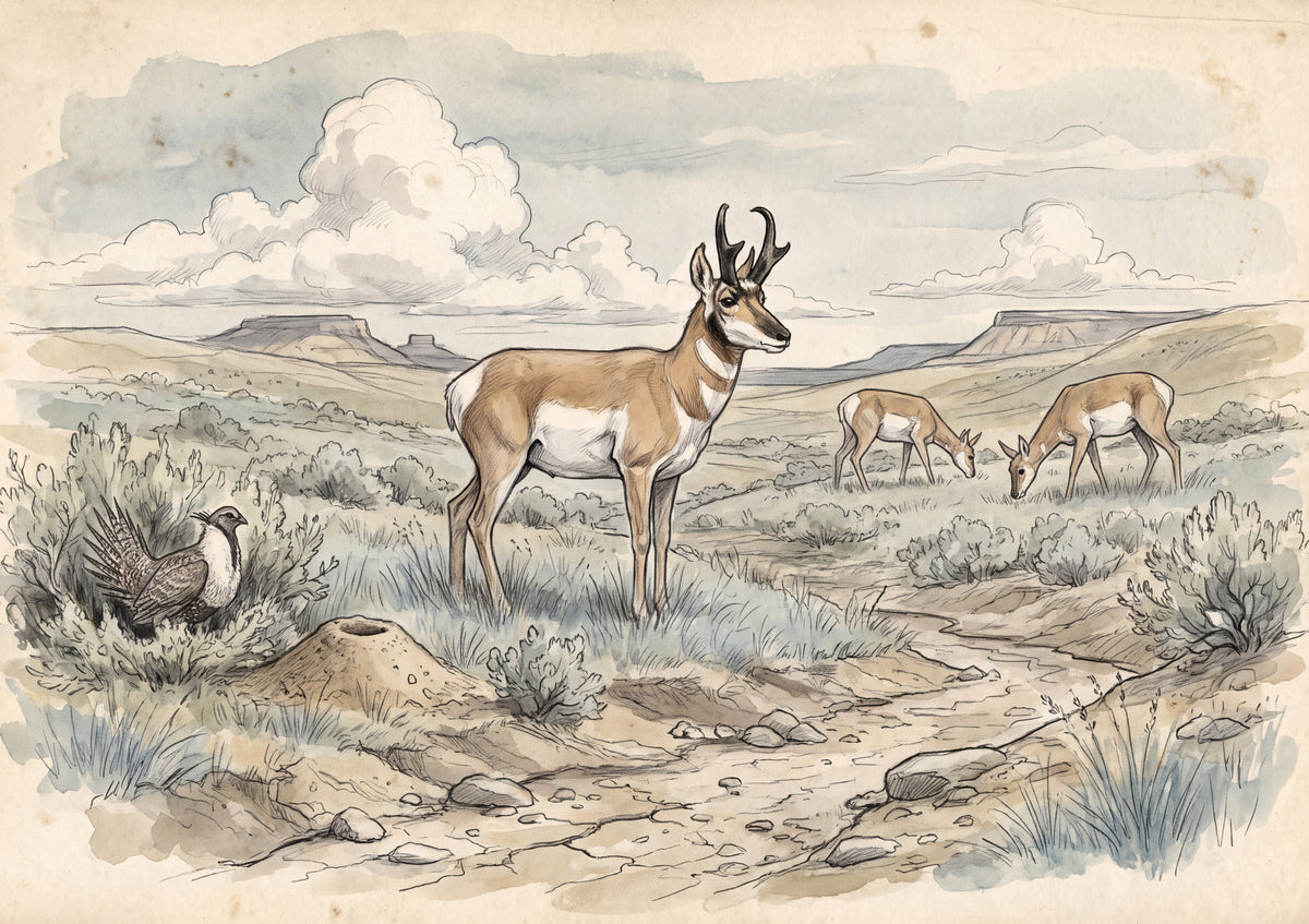 Pronghorn on the Prairie jigsaw puzzle
