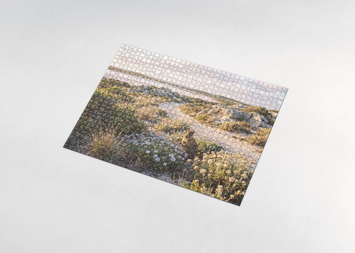Quokka in the Spring Wildflowers jigsaw puzzle - assembled puzzle