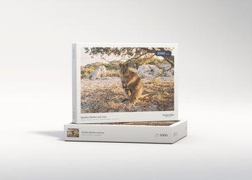 Quokka Mother and Joey jigsaw puzzle - gift box