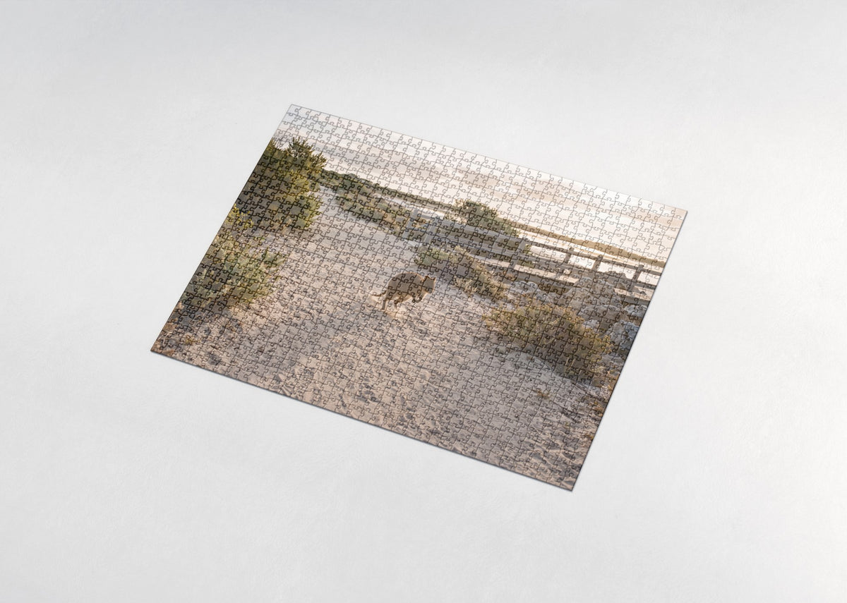 Quokka on the Sandy Path jigsaw puzzle - assembled puzzle