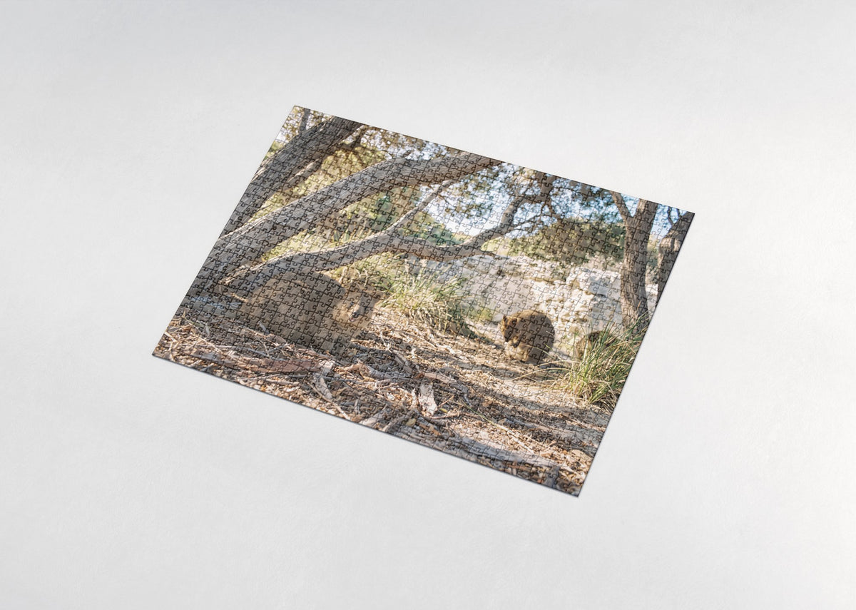Quokka Under the Tea Trees jigsaw puzzle - assembled puzzle