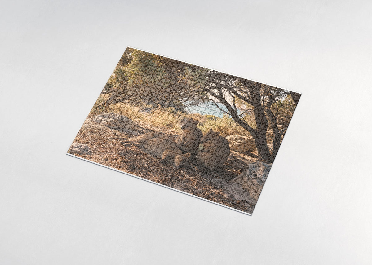 Quokkas Resting in the Shade jigsaw puzzle - assembled puzzle