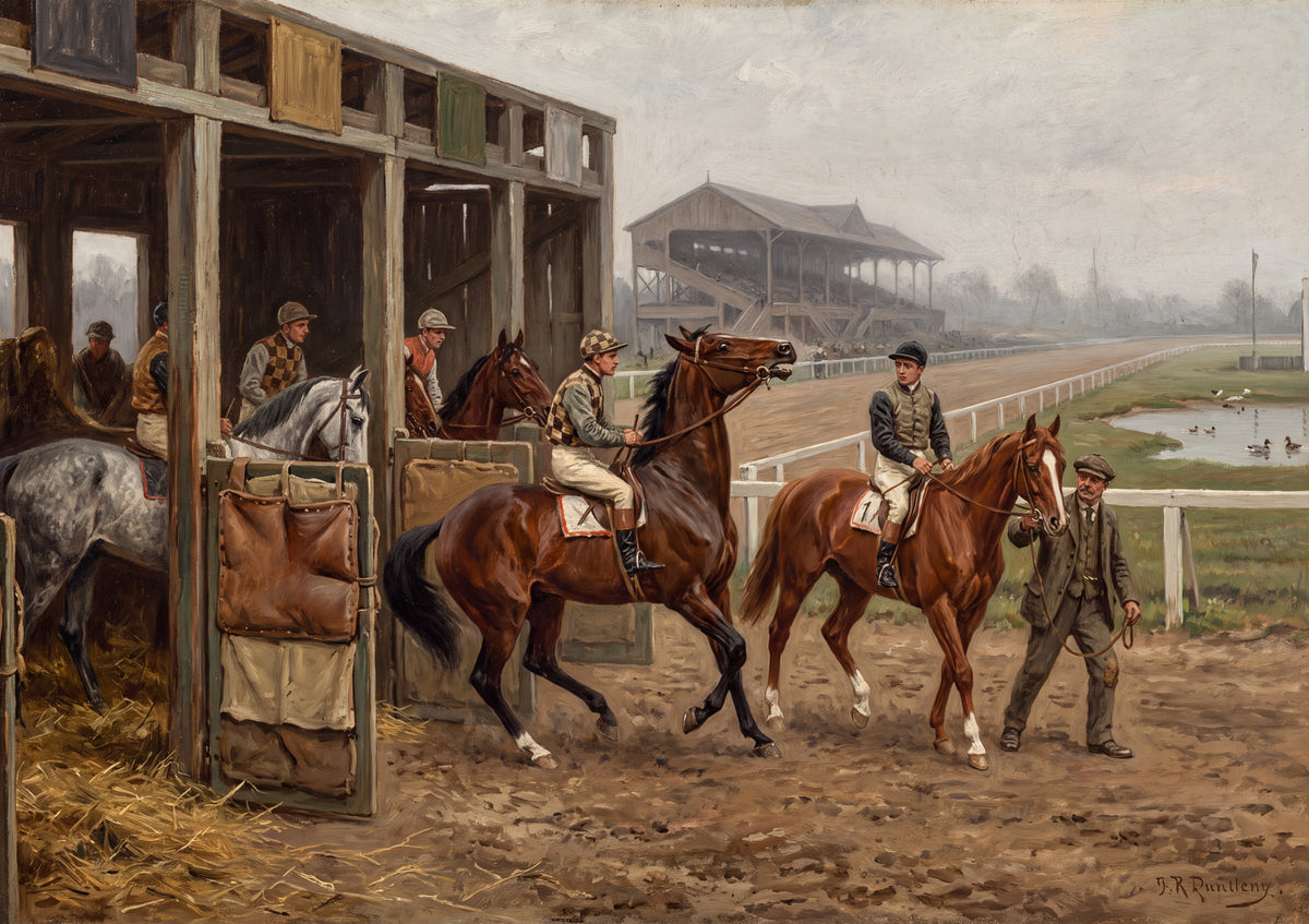 Racing Silks at the Starting Gate jigsaw puzzle