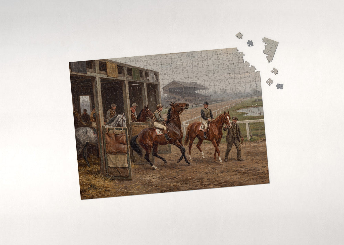 Racing Silks at the Starting Gate jigsaw puzzle - puzzle with loose pieces