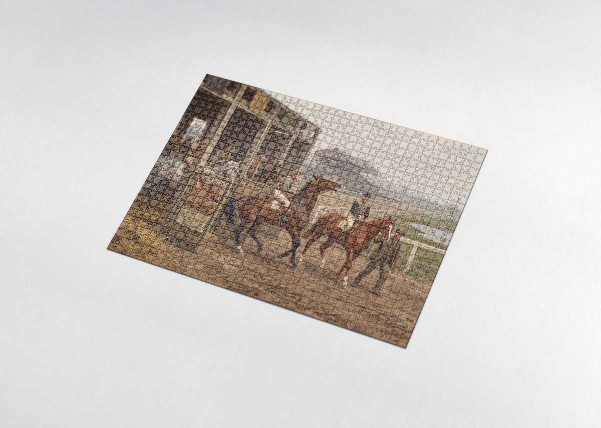 Racing Silks at the Starting Gate jigsaw puzzle - assembled puzzle