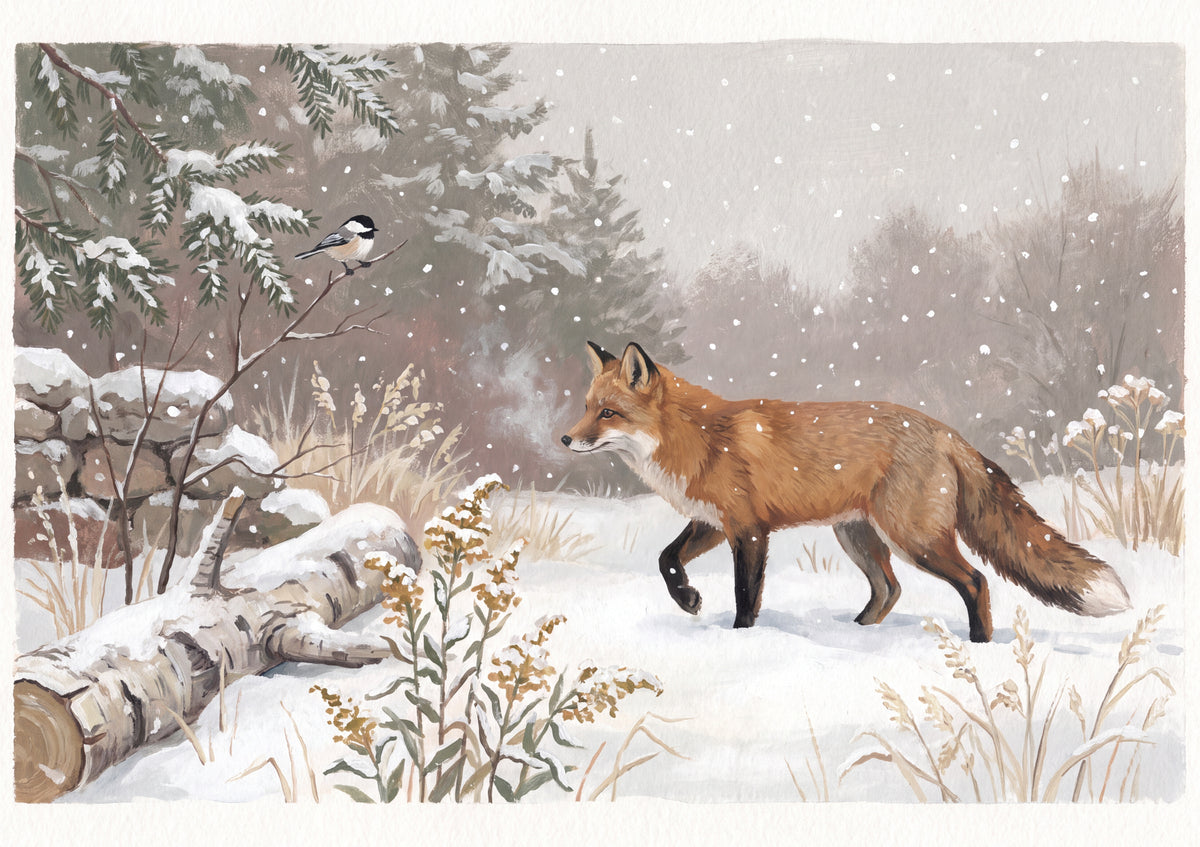 Red Fox in the Snow jigsaw puzzle