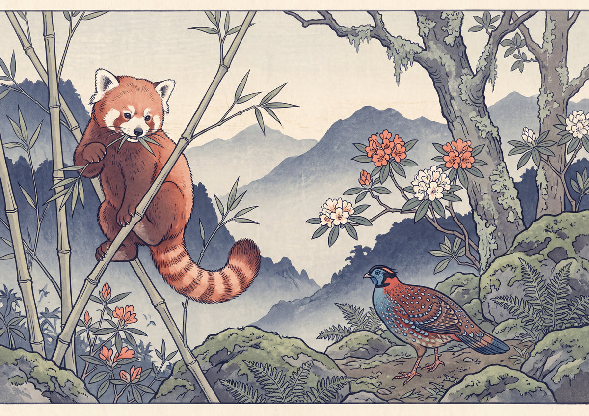 Red Panda in the Bamboo jigsaw puzzle