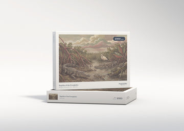 Reptiles of the Everglades jigsaw puzzle - gift box