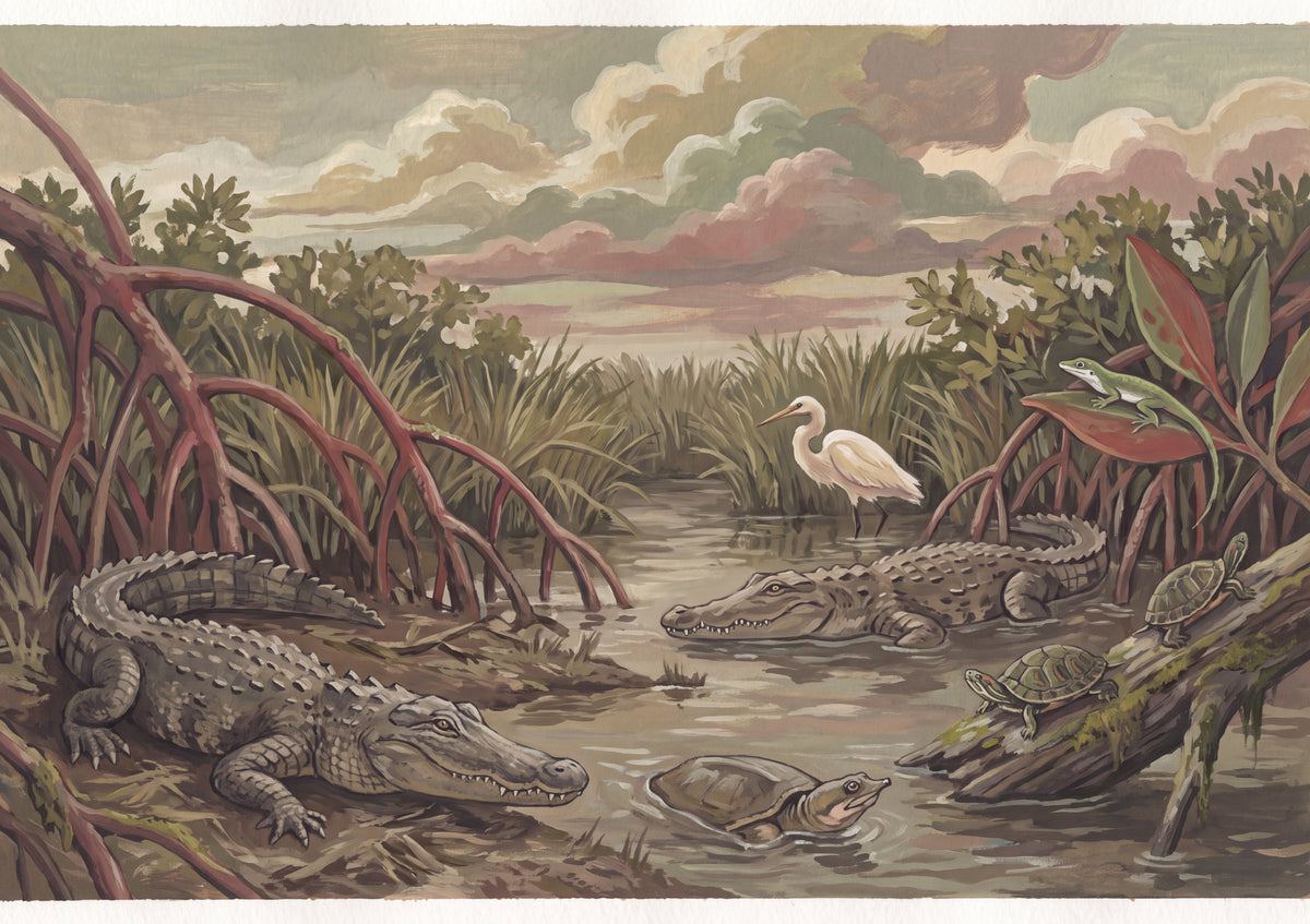 Reptiles of the Everglades jigsaw puzzle
