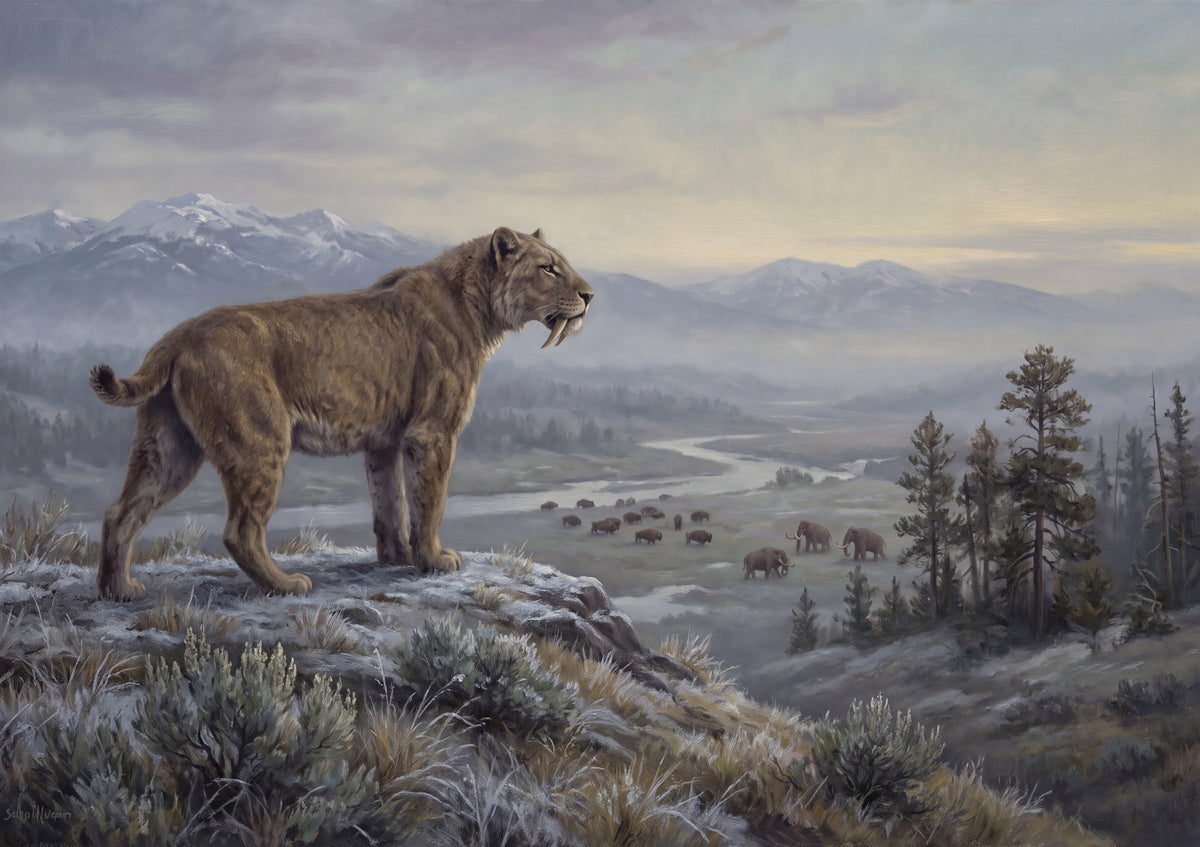 Saber Toothed Cat on the Ridge jigsaw puzzle