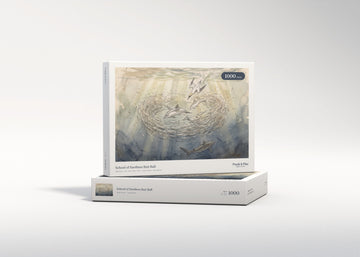 School of Sardines Bait Ball jigsaw puzzle - gift box