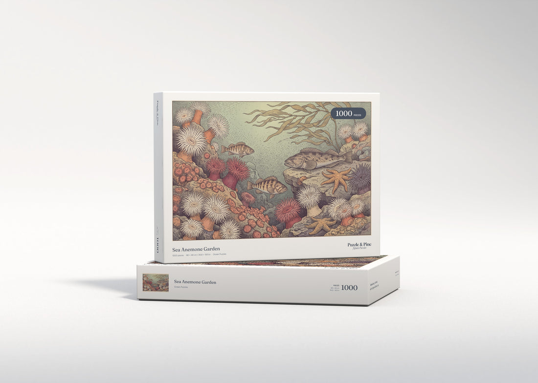 Sea Anemone Garden jigsaw puzzle - gift box