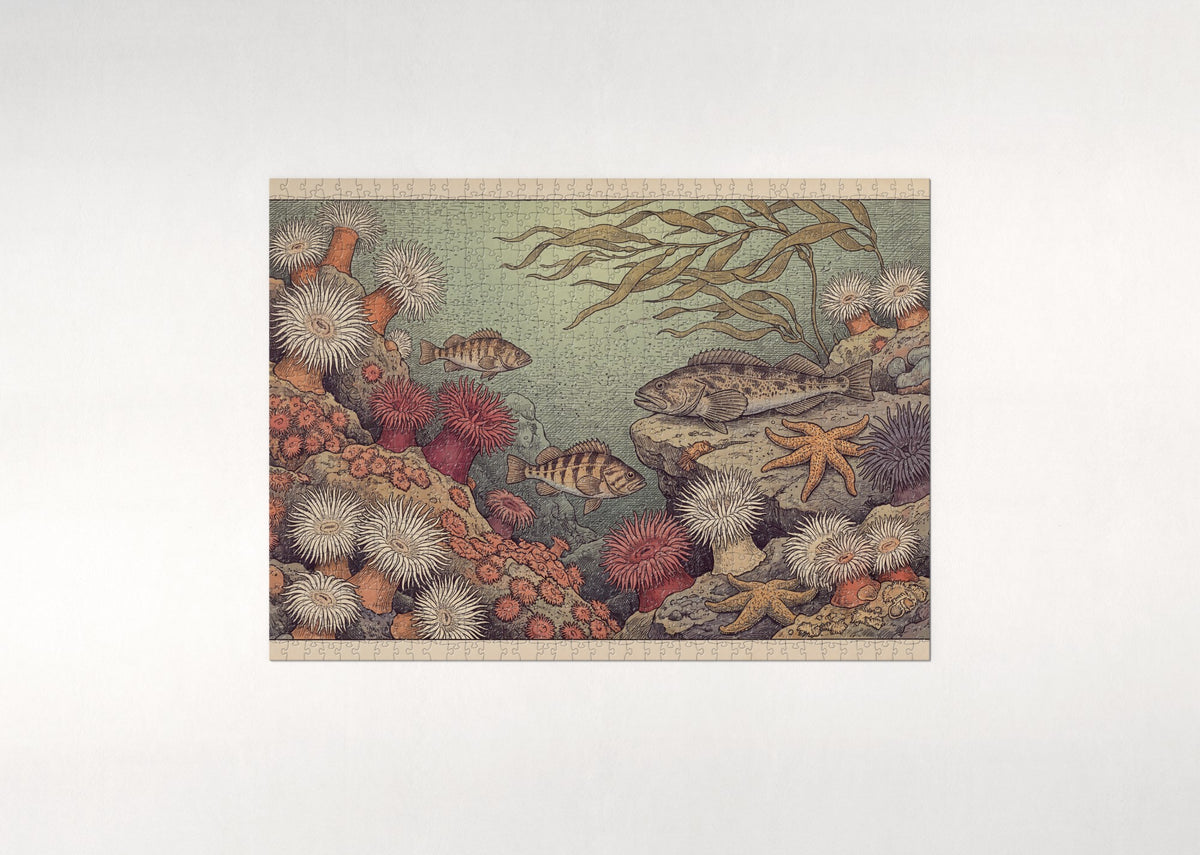 Sea Anemone Garden jigsaw puzzle - flat puzzle