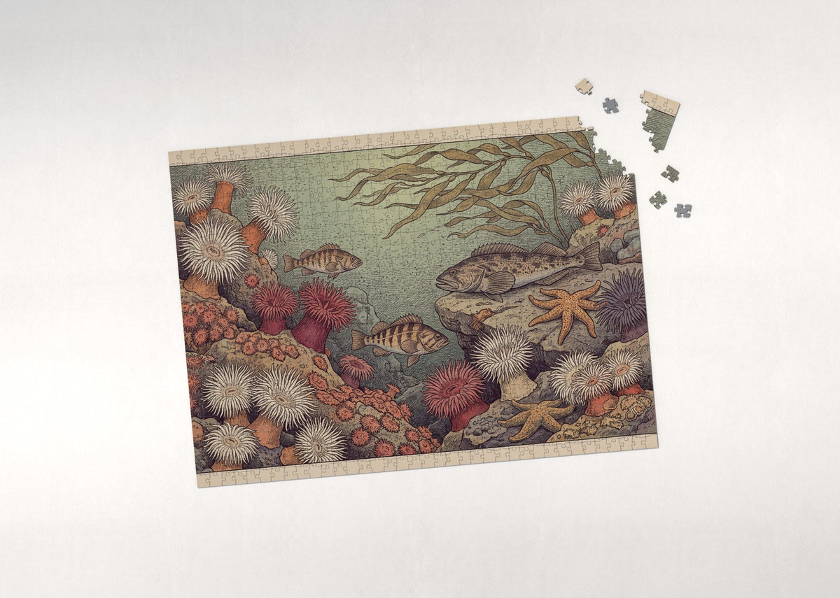 Sea Anemone Garden jigsaw puzzle - puzzle with loose pieces