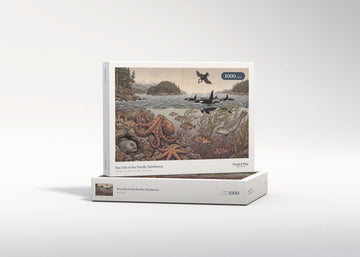 Sea Life of the Pacific Northwest jigsaw puzzle - gift box