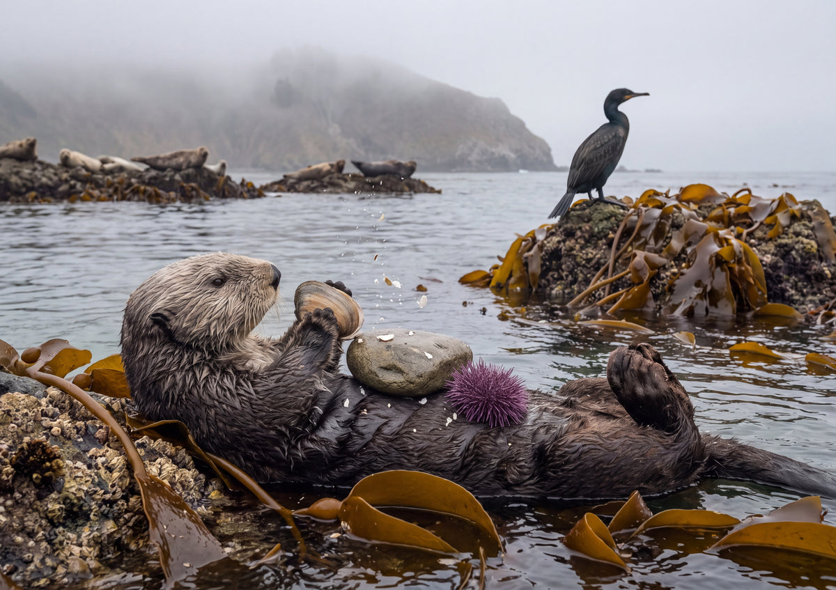 Sea Otter with the Shell jigsaw puzzle