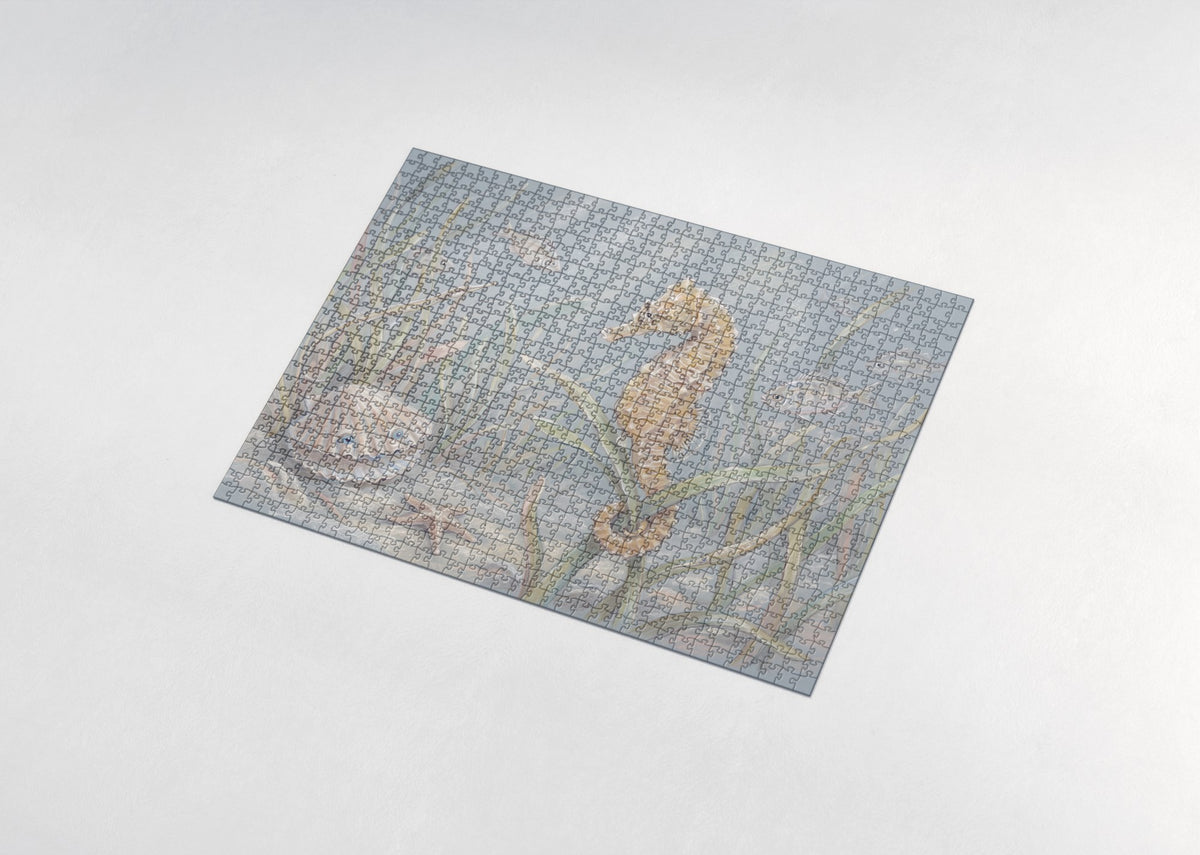 Seahorse in the Seagrass jigsaw puzzle - assembled puzzle