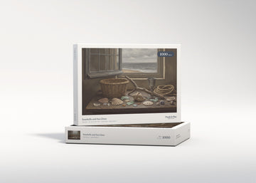 Seashells and Sea Glass jigsaw puzzle - gift box
