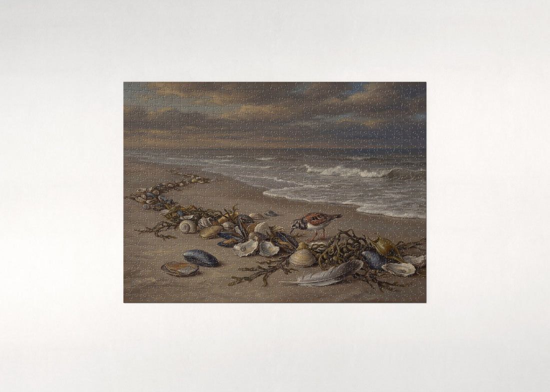Seashells in the Tide Line jigsaw puzzle - gift box