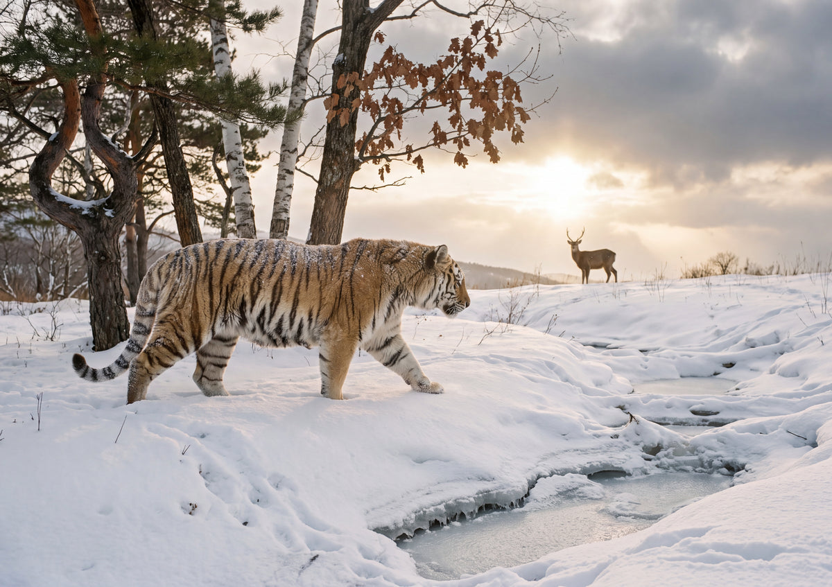 Siberian Tiger in the Snow jigsaw puzzle