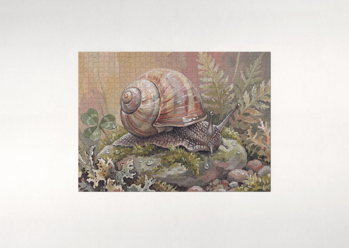 Snail Shell Spiral Close Up jigsaw puzzle - flat puzzle