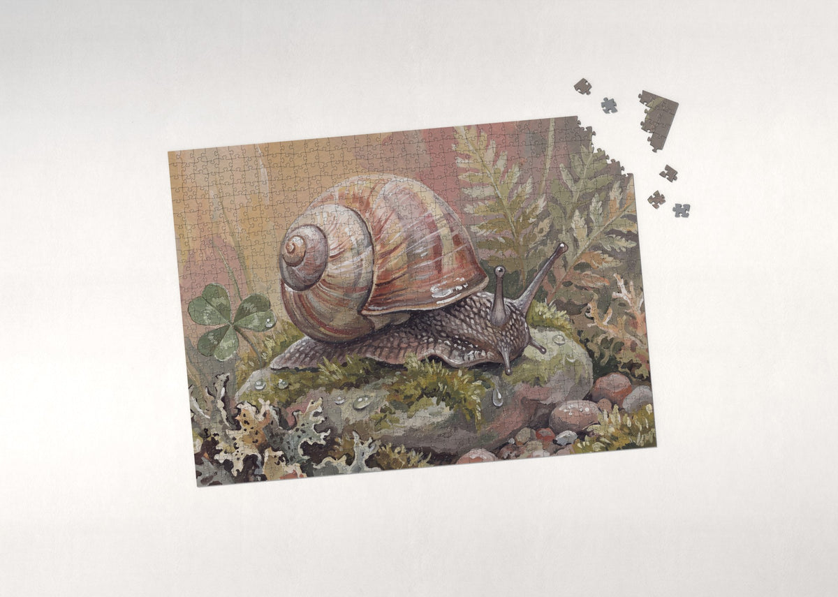 Snail Shell Spiral Close Up jigsaw puzzle - puzzle with loose pieces
