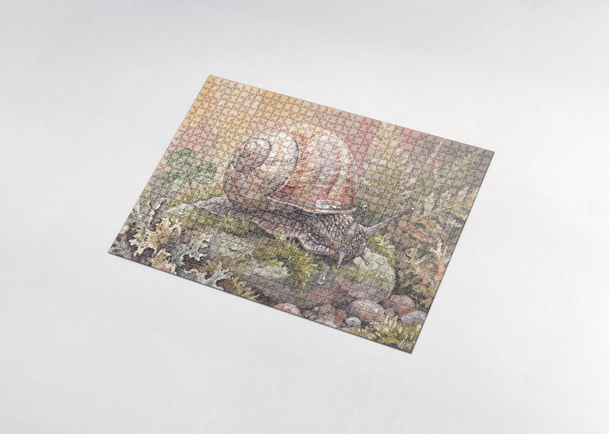 Snail Shell Spiral Close Up jigsaw puzzle - assembled puzzle
