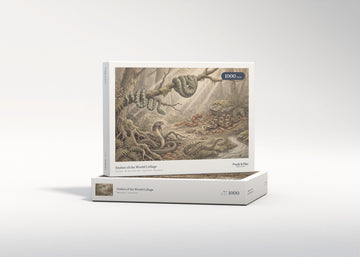 Snakes of the World Collage jigsaw puzzle - gift box