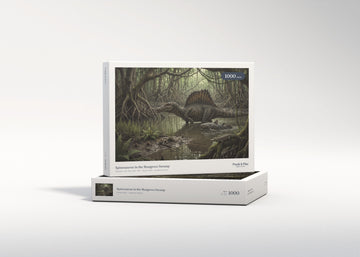 Spinosaurus in the Mangrove Swamp jigsaw puzzle - gift box