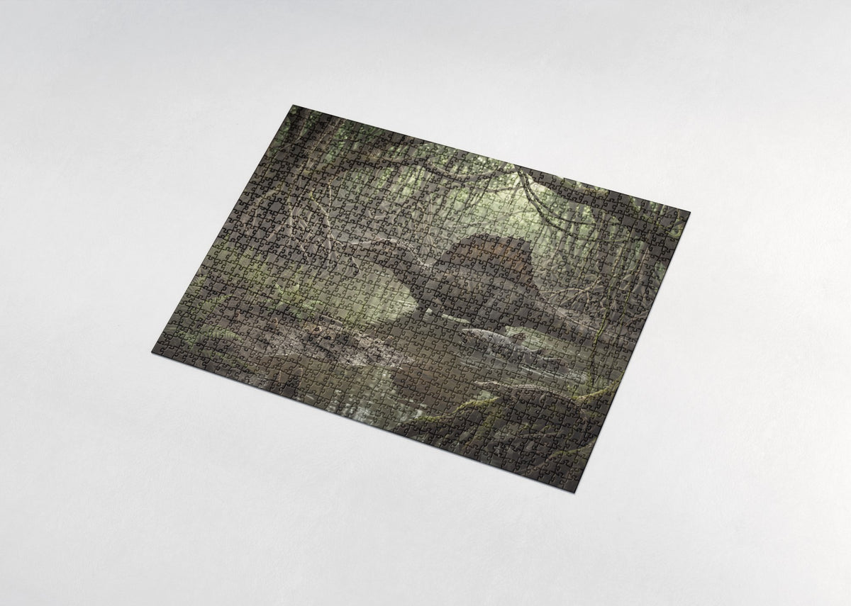 Spinosaurus in the Mangrove Swamp jigsaw puzzle - assembled puzzle