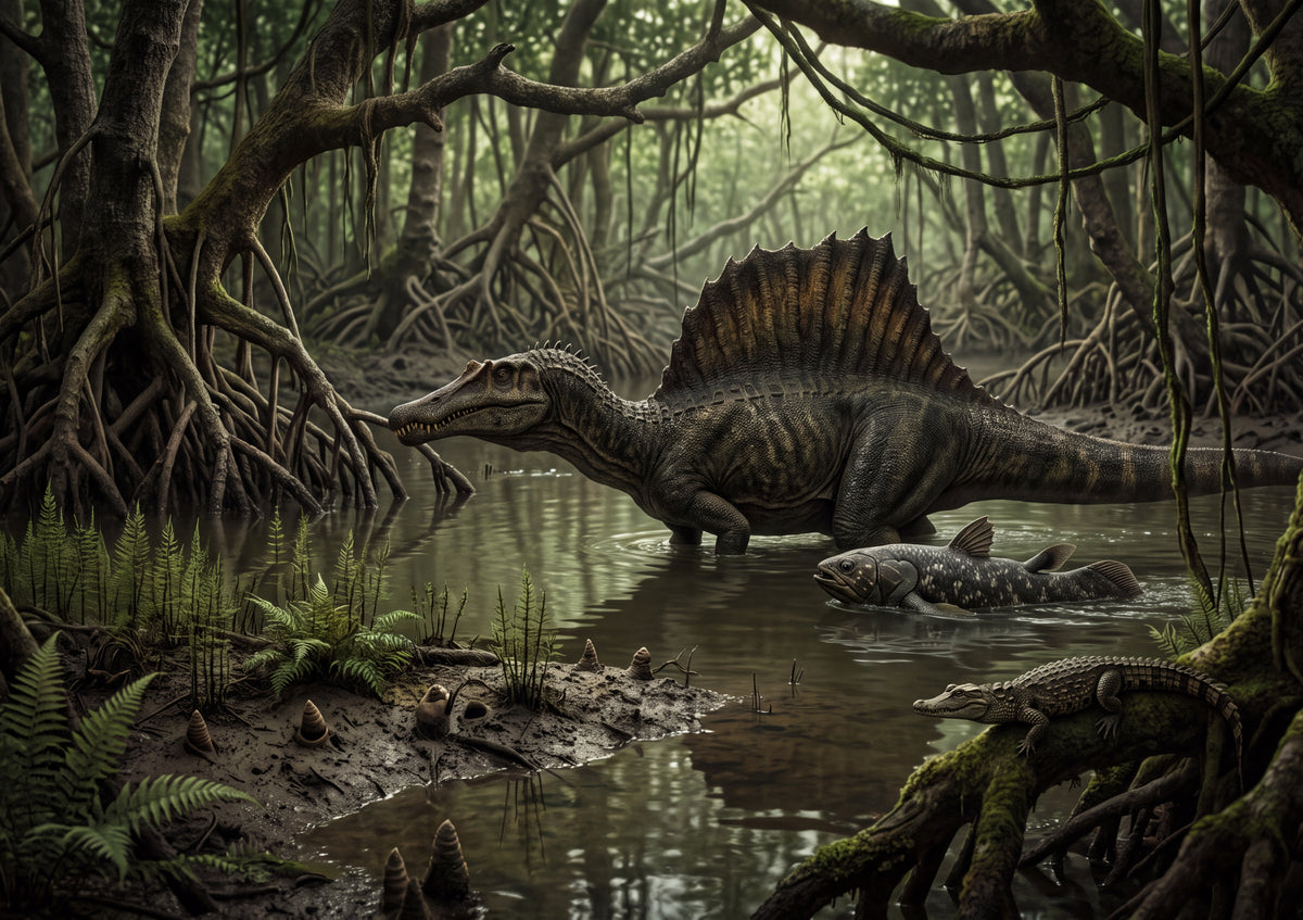 Spinosaurus in the Mangrove Swamp jigsaw puzzle
