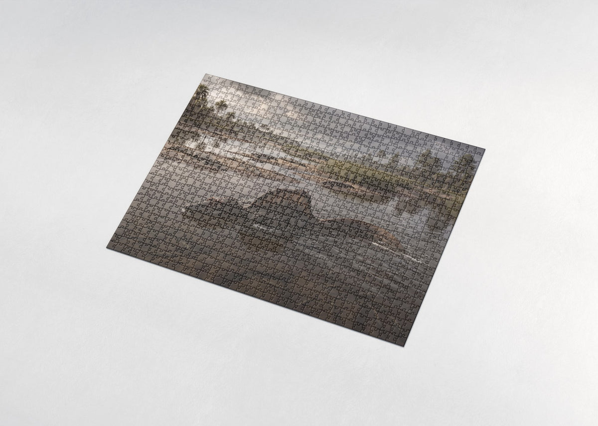 Spinosaurus Swimming the Delta jigsaw puzzle - assembled puzzle